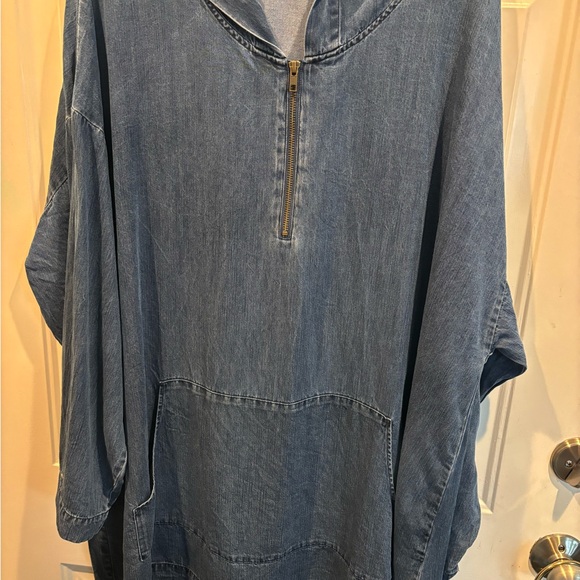 Soft Surroundings Blue Jean Jacket with Classic Denim Weave - Picture 2 of 5